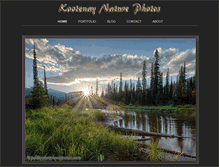 Tablet Screenshot of kootenaynaturephotos.com